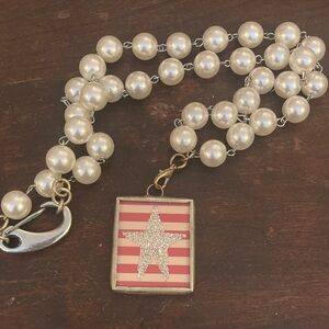 Plunder Pearl Necklace with Reversible and Removable Pendant